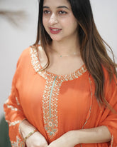 Georgette premium handworked anarkali